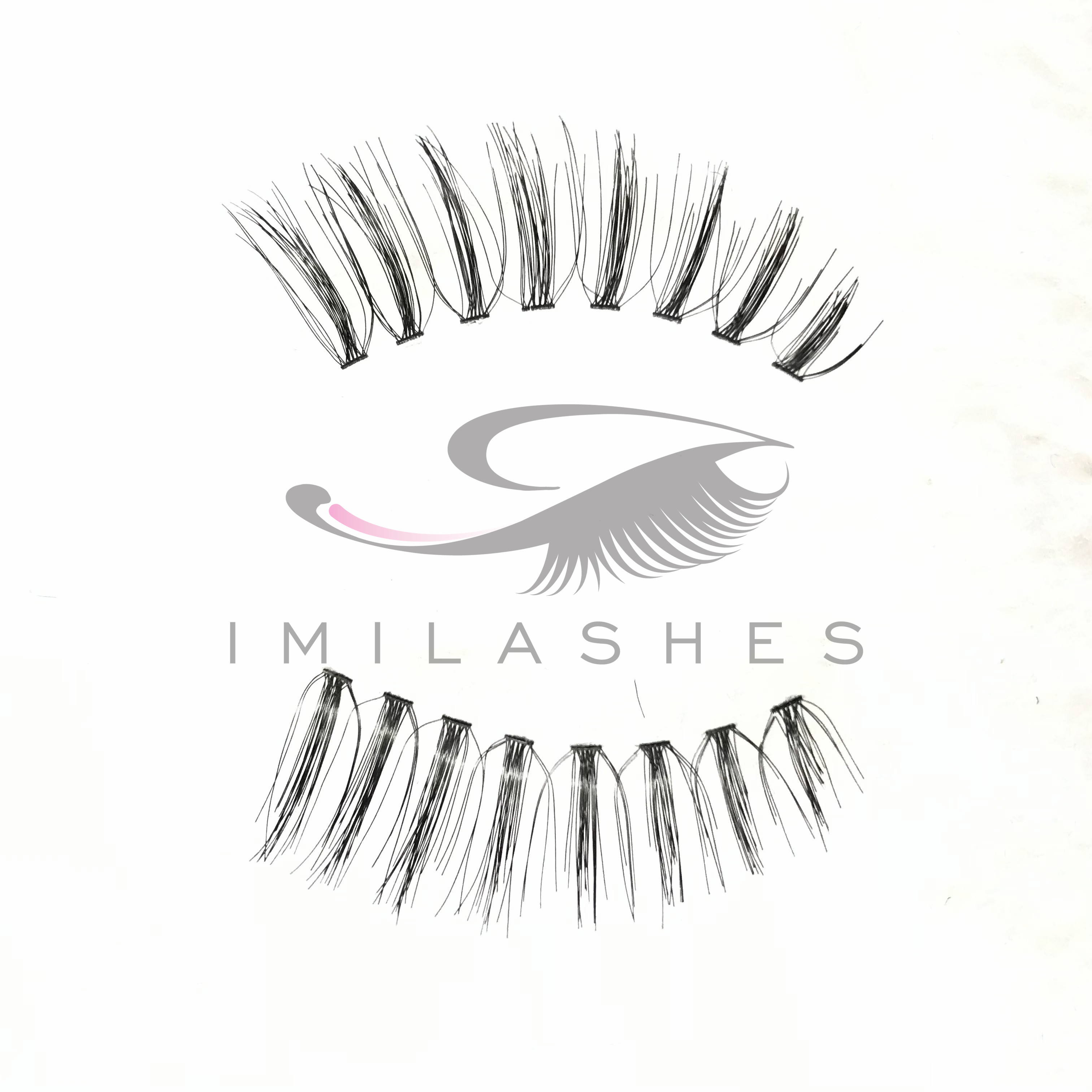 Human hair eyelashes